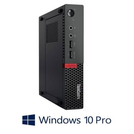 Mini PC Lenovo ThinkCentre M710q, Quad Core i5-6500, 8GB DDR4, Win 10 Pro